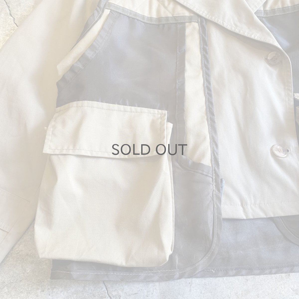 画像5: 【Wiz&Witch】"UNITED" LAYER VEST SHORT TRENCH JACKET / OS (5)