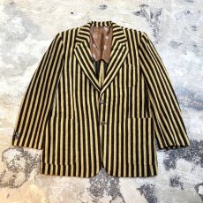 画像1: OLD STRIPE PATTERN 2B TAILORED JACKET / Mens L (1)