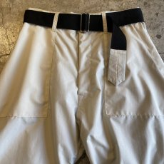 画像6: 【WONDERGROUND】NEO BONDAGE NYLON WIDE PANTS / OS / WHITE (6)