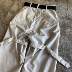 画像9: 【WONDERGROUND】NEO BONDAGE NYLON WIDE PANTS / OS / WHITE (9)