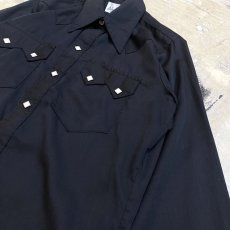 画像4: 80's DIAMOND BUTTON WESTERN L/S SHIRT / Mens S / MADE IN USA (4)