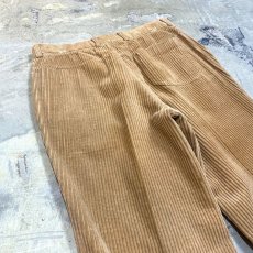 画像10: BIEGE COLOR FLARE SILHOUETTE CORDUROY PANTS / W30 (10)