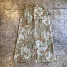 画像2: FLORAL PATTERN JACQUARD BACK SLIT DESIGN SKIRT / W24 (2)