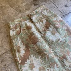 画像3: FLORAL PATTERN JACQUARD BACK SLIT DESIGN SKIRT / W24 (3)