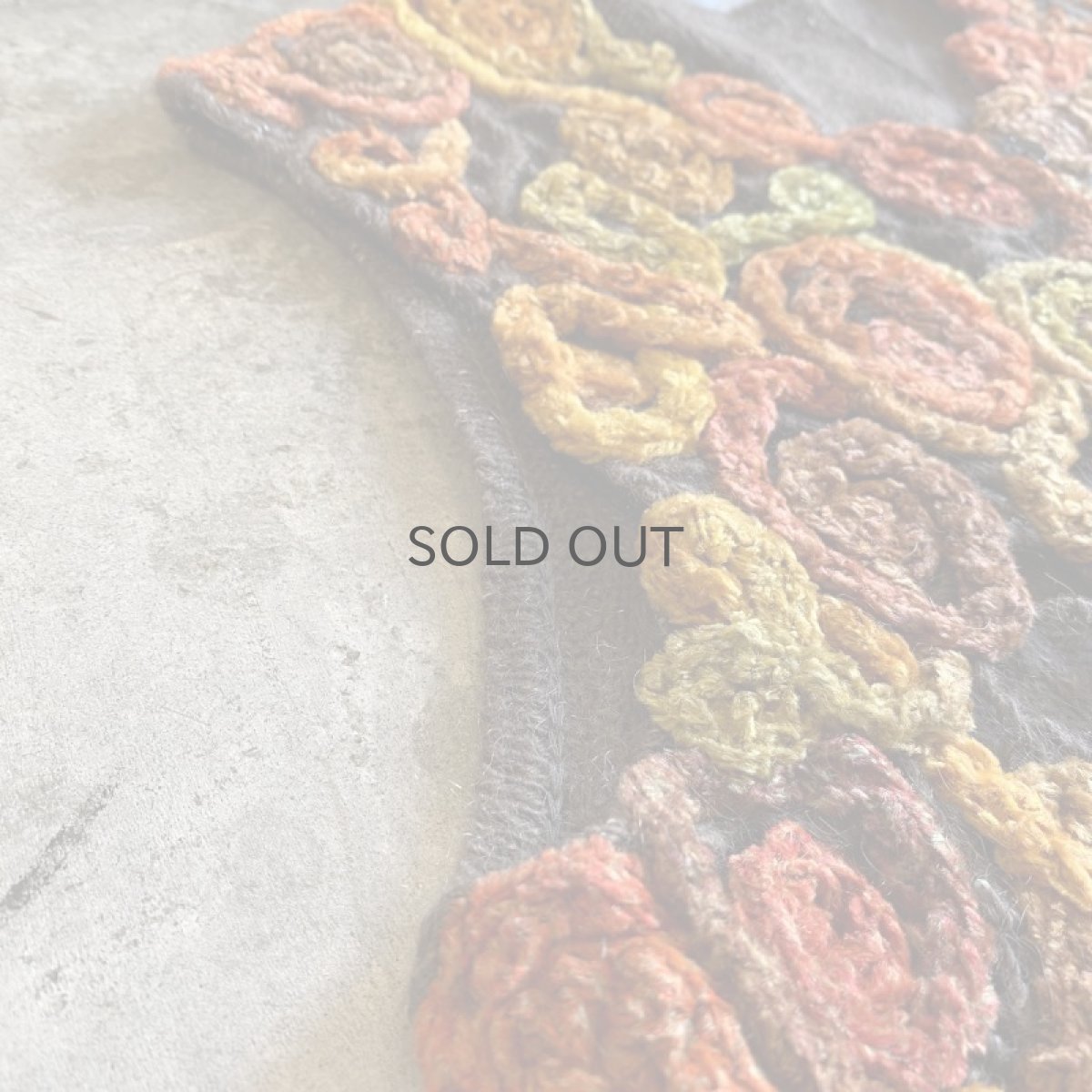 画像7: OLD HAND MALL KNIT COLOR DESIGN VEST / Ladies M (7)