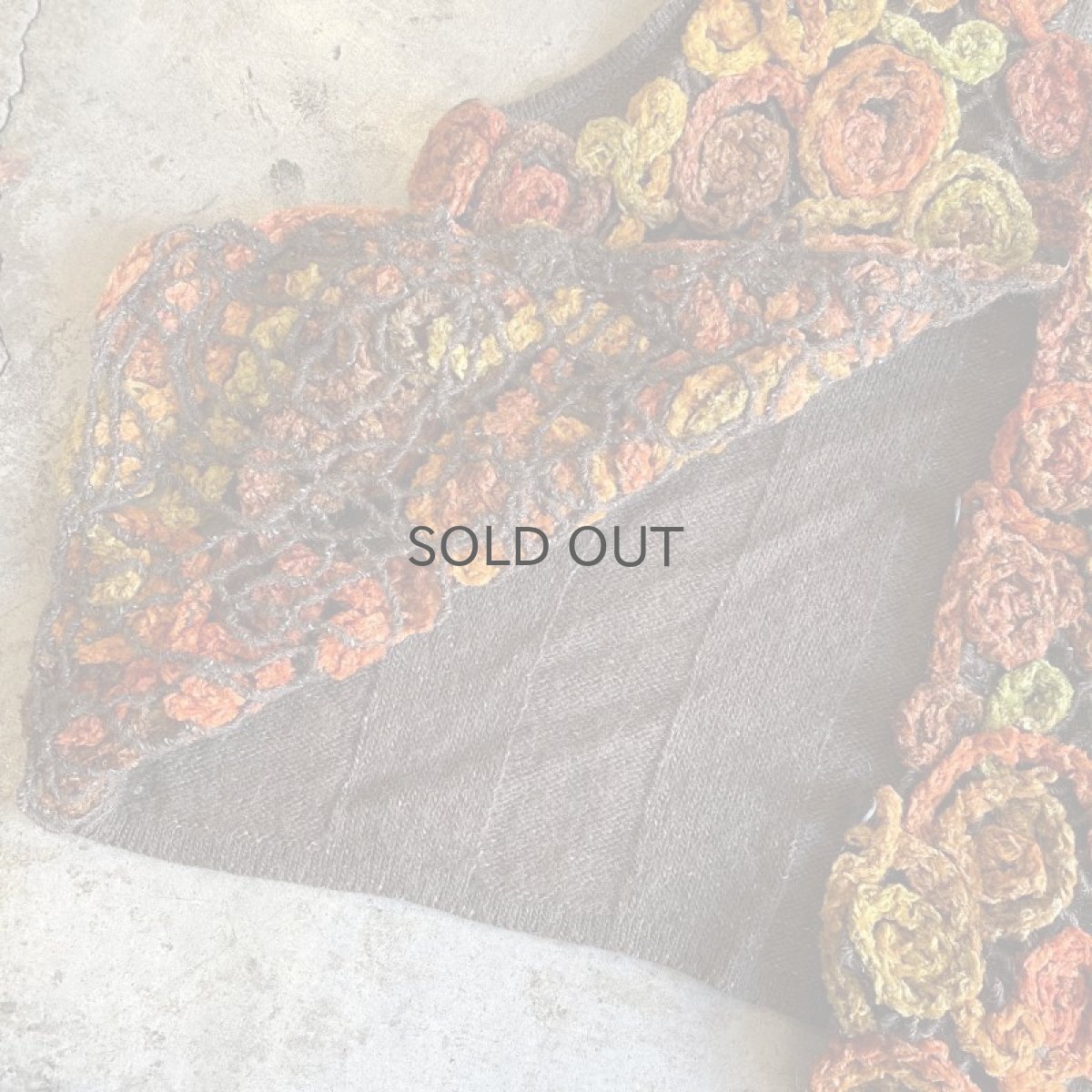 画像8: OLD HAND MALL KNIT COLOR DESIGN VEST / Ladies M (8)