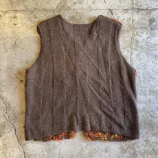 画像2: OLD HAND MALL KNIT COLOR DESIGN VEST / Ladies M (2)