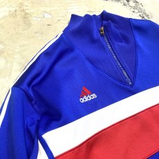 画像3: 【adidas】HALF ZIP COLOR THREE STRIPES TOPS / Mens M~L (3)