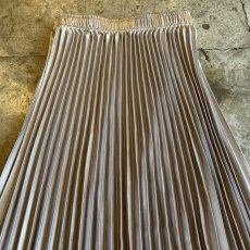 画像6: SILVER COLOR FLARE PLEATS DESIGN SKIRT / W23~W33 (6)