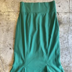 画像7: GREEN COLOR MERMAID DESIGN SKIRT / W26~W27 (7)