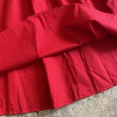 画像8: RED COLOR FLARE VOLUME LONG SKIRT / FREE~W33 (8)