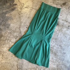 画像4: GREEN COLOR MERMAID DESIGN SKIRT / W26~W27 (4)