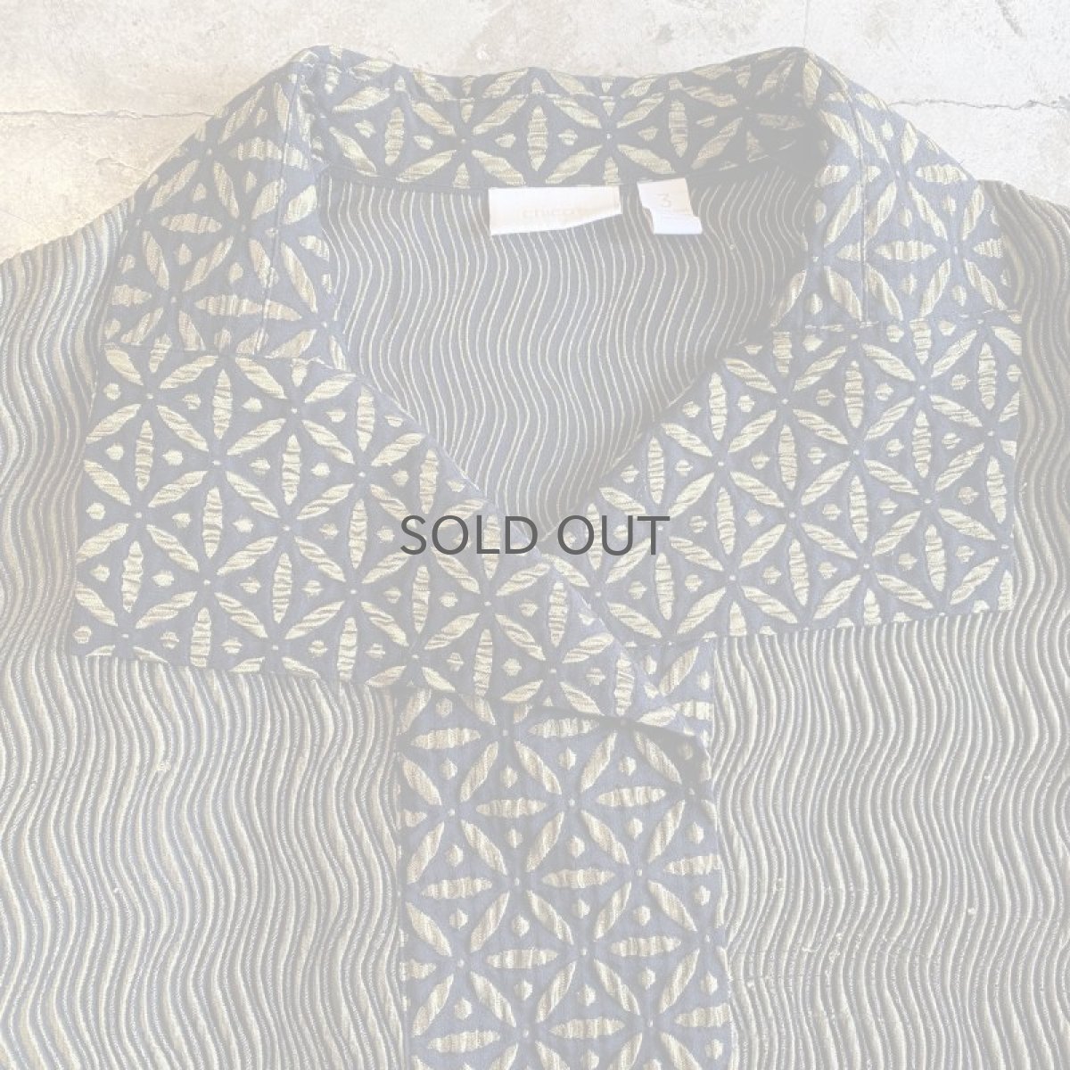 画像7: ALL OVER EMBROIDERY PATTERN DESIGN JACKET / Ladies L (7)