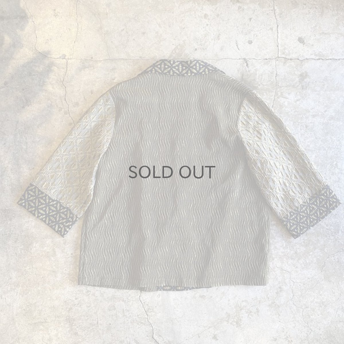 画像2: ALL OVER EMBROIDERY PATTERN DESIGN JACKET / Ladies L (2)