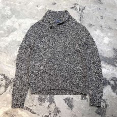 画像1: 【RALPH LAUREN】SHAWL COLLAR KNIT SWEATER / Mens L (1)