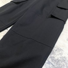 画像6: BLACK COLOR EURO MILITARY CARGO PANTS / W29 (6)