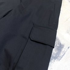 画像4: BLACK COLOR EURO MILITARY CARGO PANTS / W29 (4)