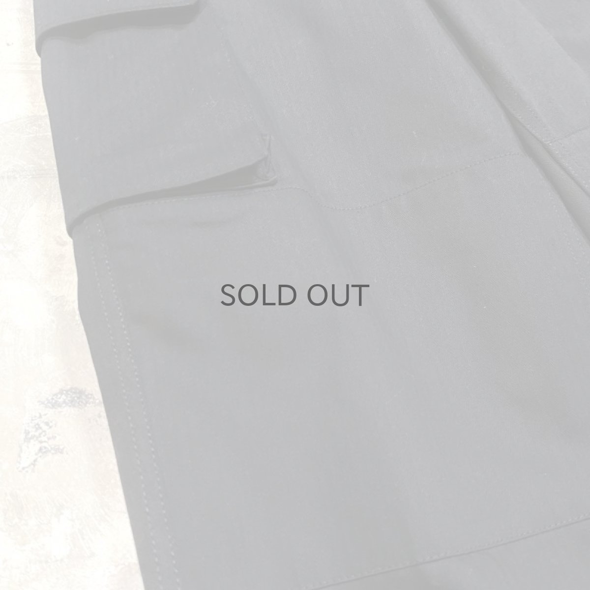 画像5: BLACK COLOR EURO MILITARY CARGO PANTS / W29 (5)