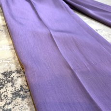 画像7: LAVENDER COLOR 2TUCK WIDE SLACKS / W31 (7)