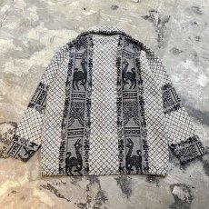 画像2: ALL OVER NATIVE PATTERN RUG JACKET / Mens XL (2)