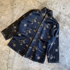 画像4: OLD ALL OVER PATTERN DESIGN CHINA JACKET / Ladies M (4)