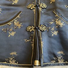 画像8: OLD ALL OVER PATTERN DESIGN CHINA JACKET / Ladies M (8)