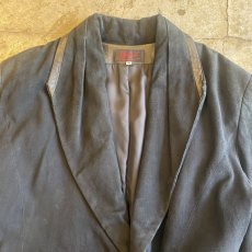 画像5: SUEDE LEATHER DESIGN OVER JACKET / Ladies L (5)