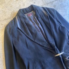 画像3: SUEDE LEATHER DESIGN OVER JACKET / Ladies L (3)