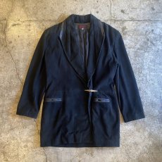 画像1: SUEDE LEATHER DESIGN OVER JACKET / Ladies L (1)