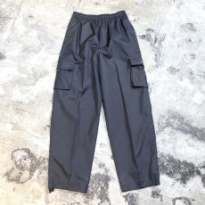 画像1: GRAY COLOR NYLON CARGO DESIGN PANTS / FREE (1)