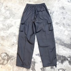 画像2: GRAY COLOR NYLON CARGO DESIGN PANTS / FREE (2)