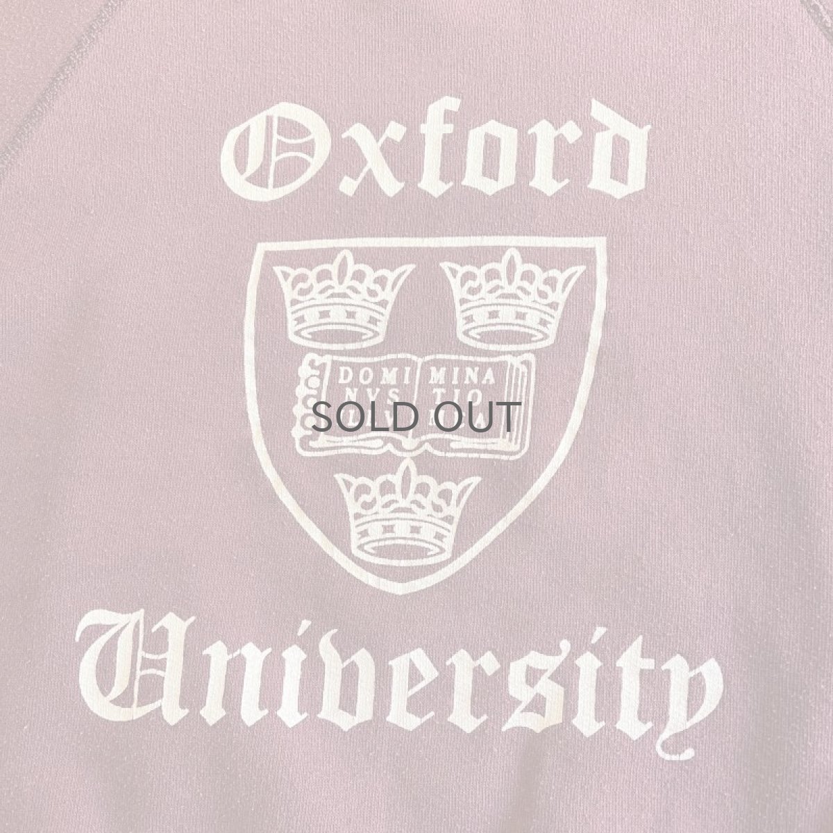 画像10: OLD FRONT PRINTED DESIGN COLLEGE COLOR L/S SWEAT / Ladies S (10)