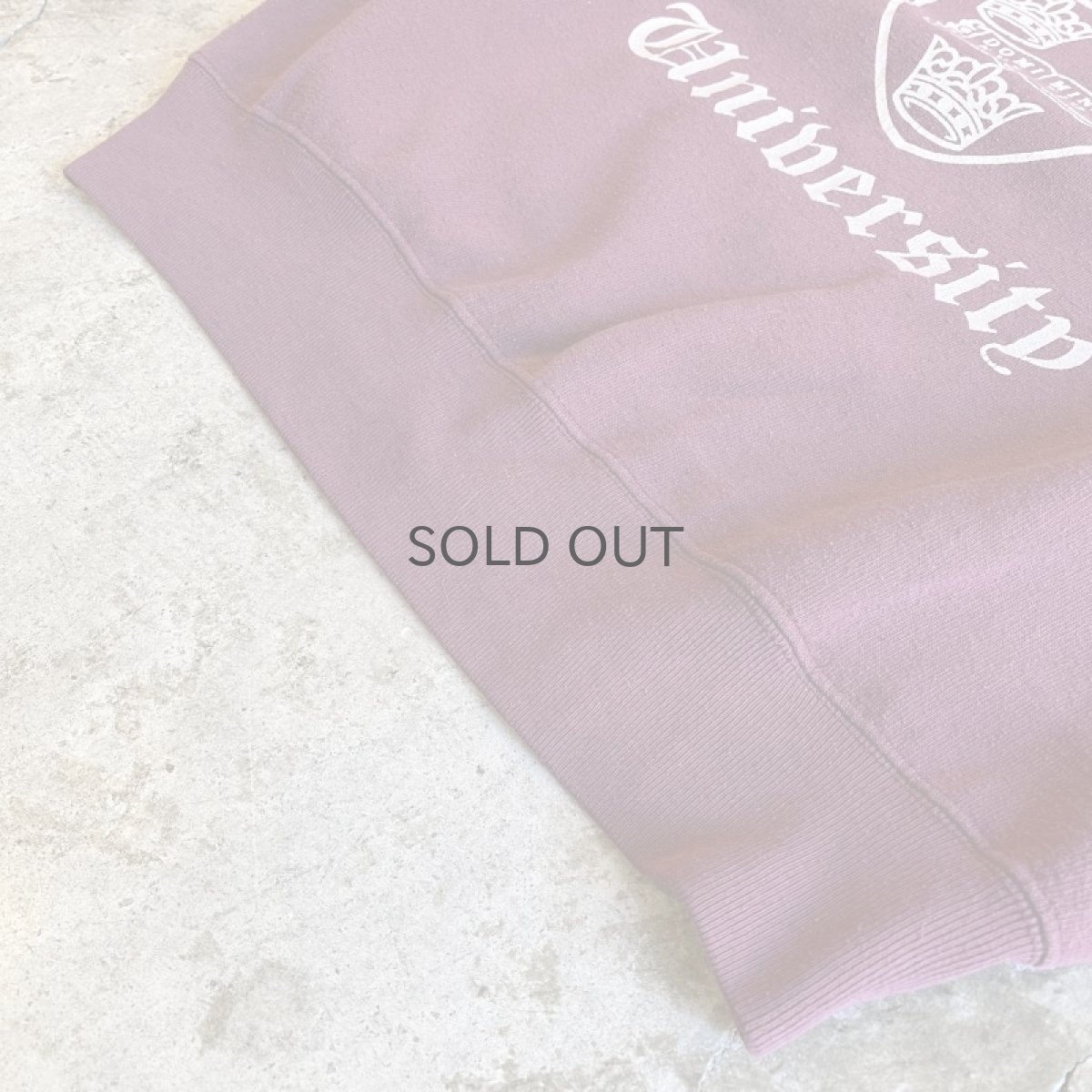 画像4: OLD FRONT PRINTED DESIGN COLLEGE COLOR L/S SWEAT / Ladies S (4)