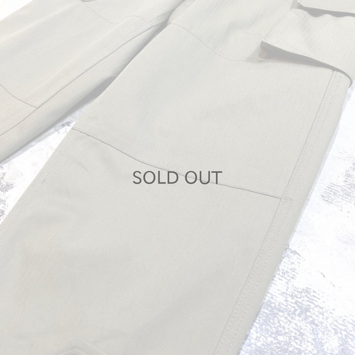 画像6: OLIVE COLOR EURO MILITARY CARGO PANTS / W30 (6)