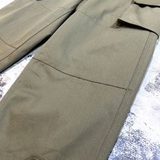 画像6: OLIVE COLOR EURO MILITARY CARGO PANTS / W30 (6)