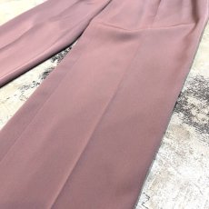 画像6: GRAY PINK COLOR 2TUCK WIDE SLACKS / W29 (6)