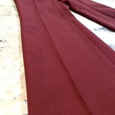 画像7: WINE RED COLOR CENTER CREASE SLACKS / W30 (7)