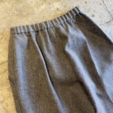 画像9: GREY COLOR WOOL DESIGN STRAIGHT PANTS / W27~W30 / MADE IN USA (9)