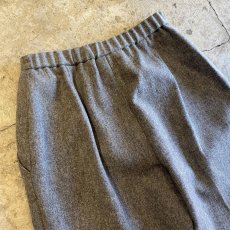 画像9: GREY COLOR WOOL DESIGN STRAIGHT PANTS / W27~W30 / MADE IN USA (9)