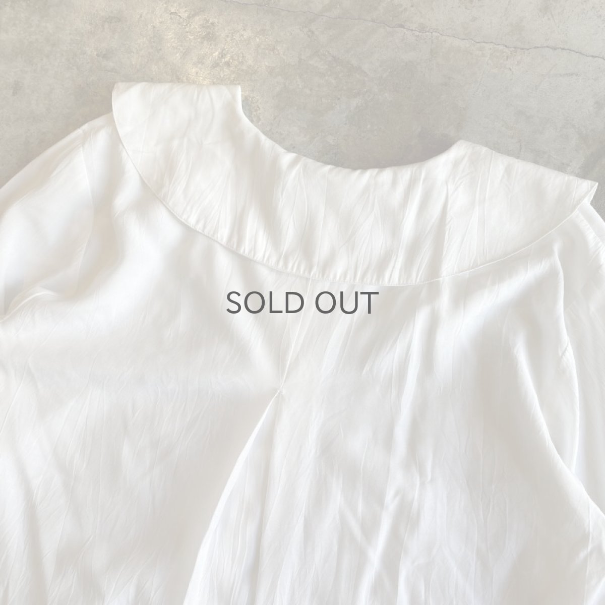 画像9: OLD COLOR DESIGN COLLAR EMBROIDERY SHIRT / Ladies M (9)