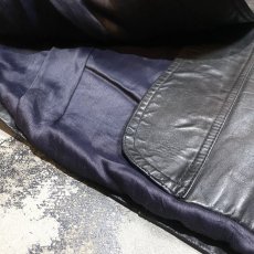 画像8: STUDS DECORATIVE LEATHER MIDDLE COAT / Mens M (8)