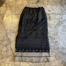 画像3: ALL OVER NATIVE PATTERN KNIT LONG DESIGN SKIRT / W23~W29 (3)