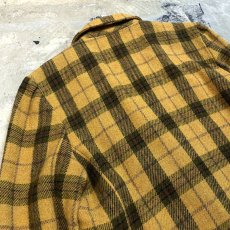 画像9: OLD CHECK PATTERN WOOL TAILORED JACKET / Mens L / MADE IN USA (9)