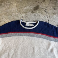 画像10: POINT LINE DESIGN COLOR L/S KNIT SWEATER / Ladies L(M) / MADE IN USA (10)