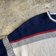 画像9: POINT LINE DESIGN COLOR L/S KNIT SWEATER / Ladies L(M) / MADE IN USA (9)