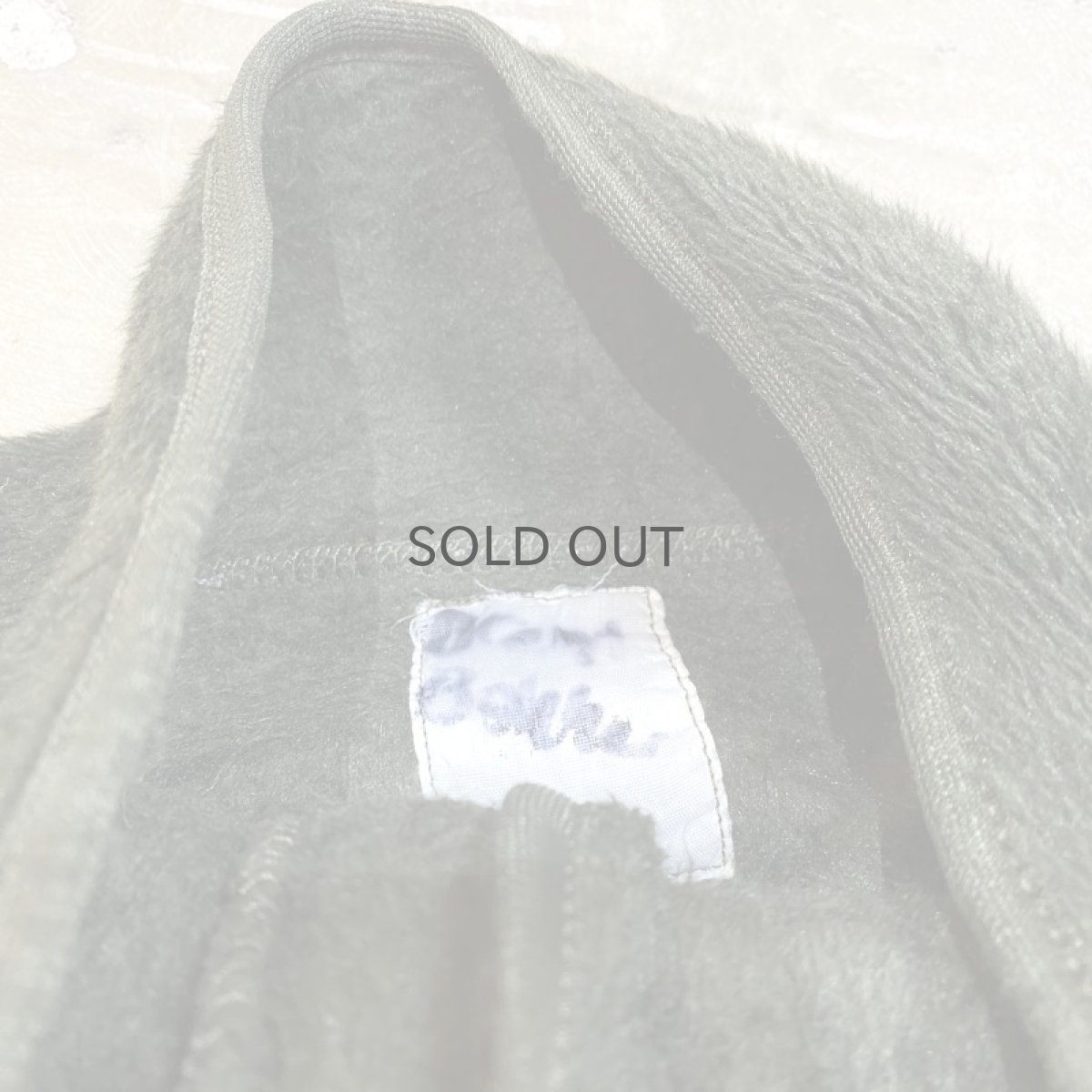 画像10: OLIVE COLOR EURO MILITARY FLEECE JACKET / Mens L (10)