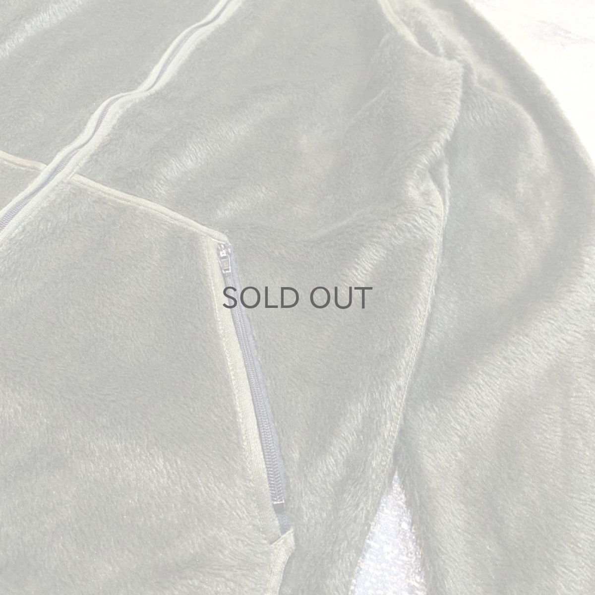 画像6: OLIVE COLOR EURO MILITARY FLEECE JACKET / Mens L (6)