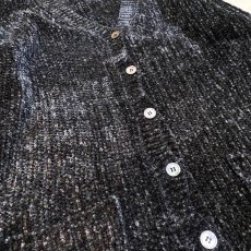 画像5: 2POCKET CHENILLE KNIT CARDIGAN / Mens M(L) (5)