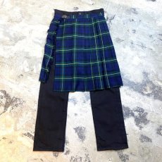 画像1: 【Wiz&Witch】"UNITED" WRAP SKIRT DENIM PANTS / W32 (1)