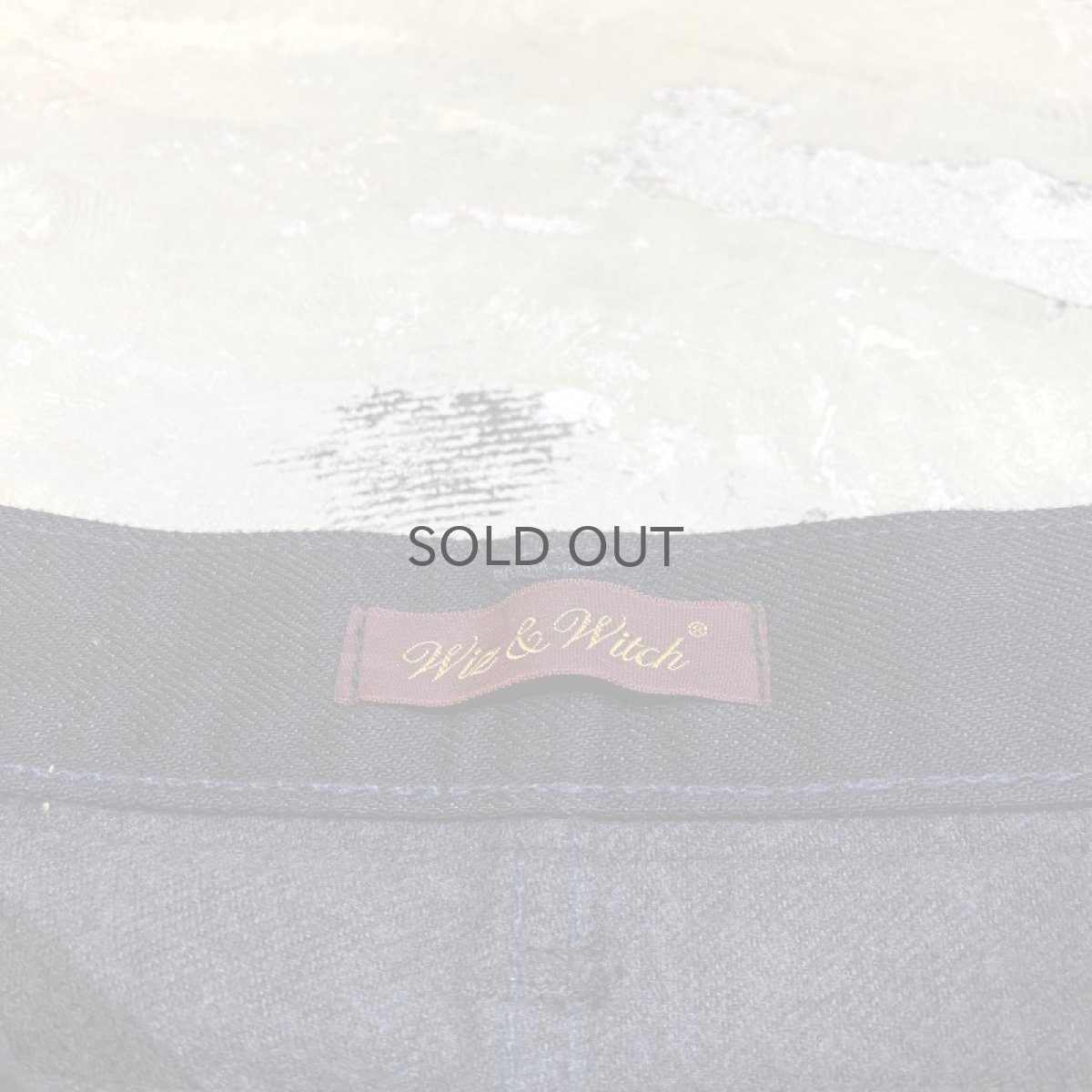 画像10: 【Wiz&Witch】"UNITED" WRAP SKIRT DENIM PANTS / W32 (10)